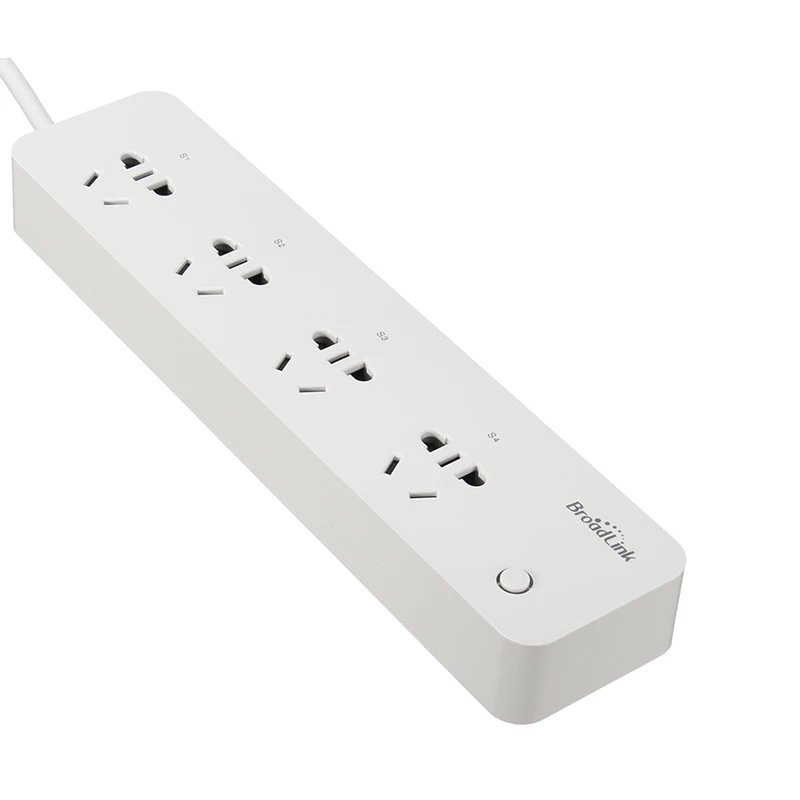 BroadLink MP1 Smart WiFi power Strip пульт дистанционного управления отдельно 4 розетки переменного тока с адаптером переключатель синхронизации экономия энергии 1,5 м