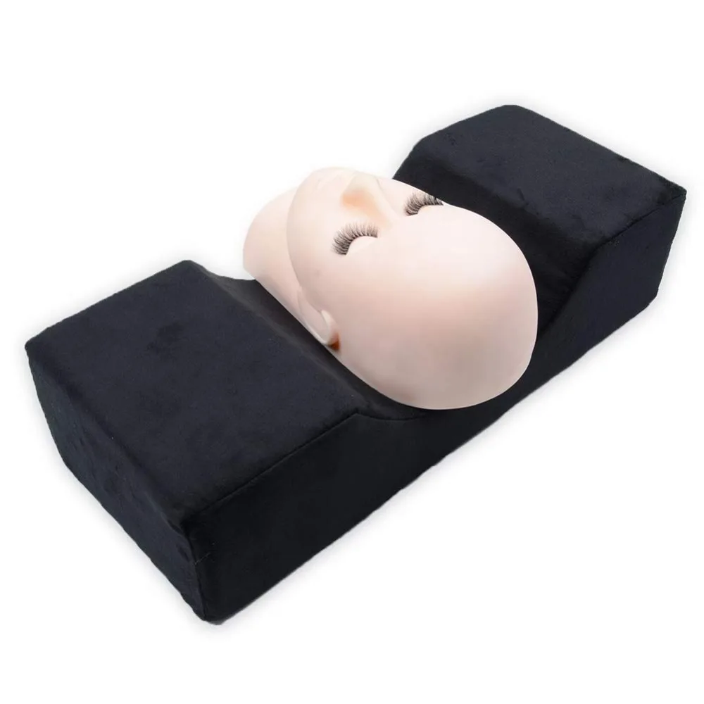 

Professional Beauty Pillows for False Lashes , Eyelash Extension Pillow Shelf, Salon pillow Memory Foam Core for Eyelases Cosm