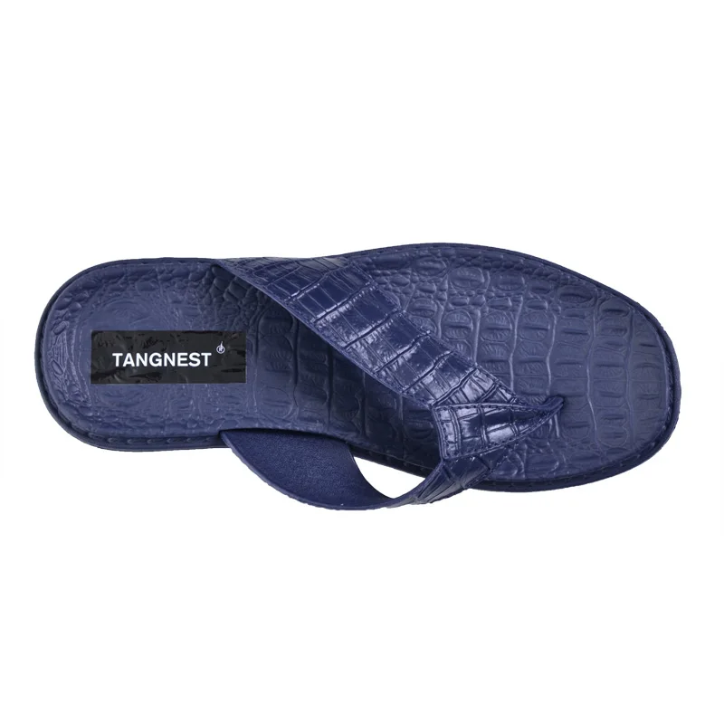 Tangnest New 2017 Men Beach Slippers Fashion Pu Leather Men's Sandals Summer Flip Flops Man Casual Non-Slip Flat Shoes XMT219 Tangnest New 2017 Men Beach Slippers Fashion Pu Leather Men's Sandals Summer Flip Flops Man Casual Non-Slip Flat Shoes XMT219