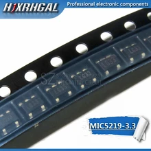 Tela 10pcs MIC5219-3.3BM5 SOT23 MIC5219-3.3YM5 LG33 SOT23-5