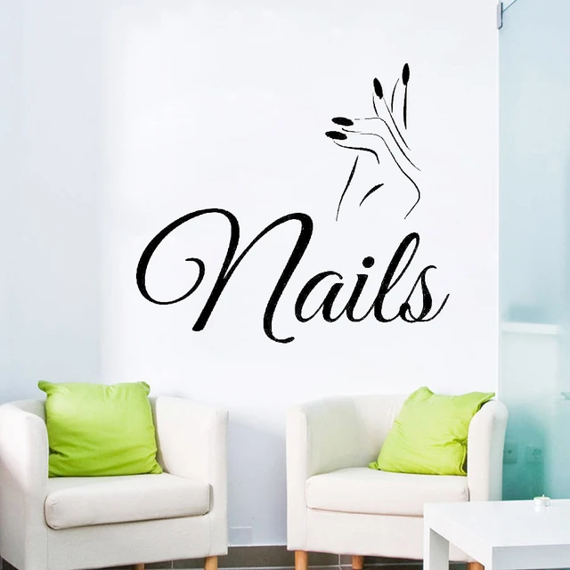 Your Nails Say Everthing About You Wall Decal,nails Studio Wall Decor,nails  Wall Art,nails Wall Sticker,vinyl Letter,window Sticker BT0092 - Etsy | Wall  decals, Wall stickers mandala, Butterfly wall decals