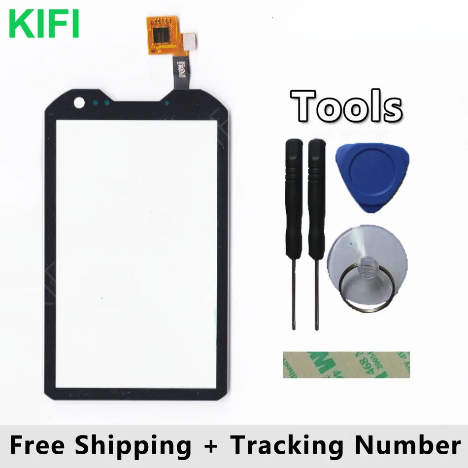 KIFI QC PASS Touch Screen Digitizer Glass Panel For Land Rover A8+ ALPS LandRover A8 IP67