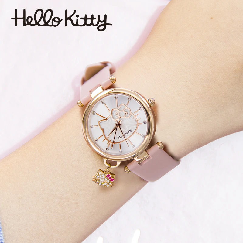

Hello Kitty watches female student contracted small pure and fresh and waterproof watch fashion trend in han edition joker girl