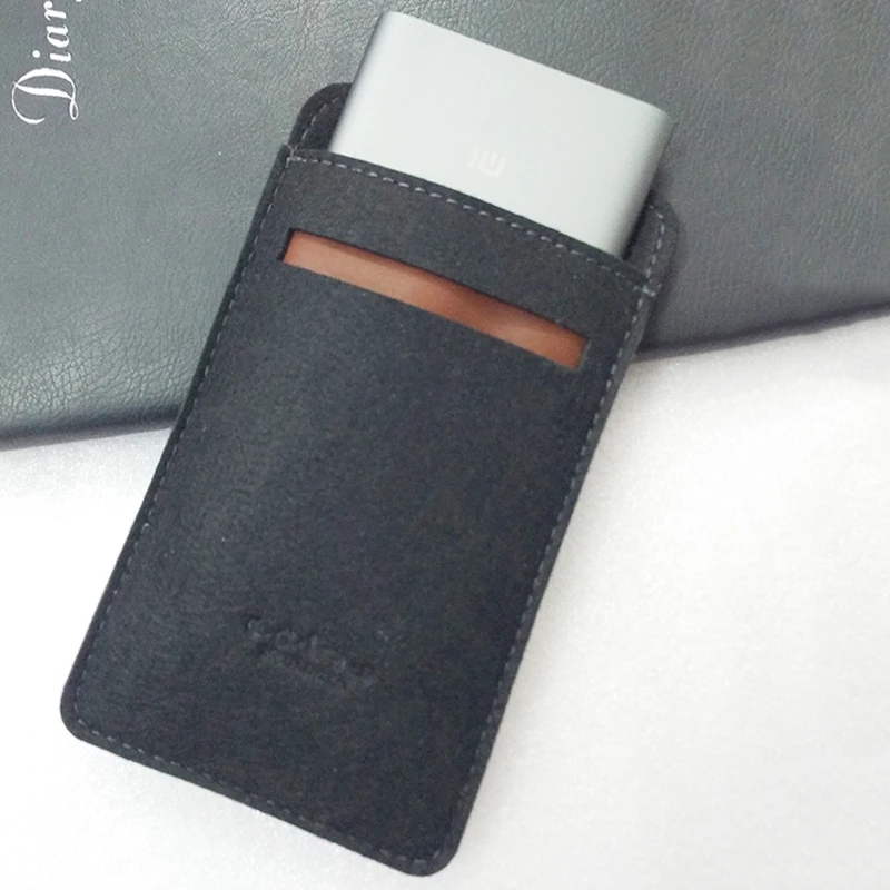 

Super Fabric Pouch Xiaomi Power Bank 2 3 10000mAh case Fit For mi 2nd Generation Powerbank cover Polyester Felt protect case