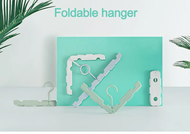 Folding Hanger Travel Portable Magic Drying Rack Household Anti-Skid Windproof Clothes Hanger Clothes Hanging