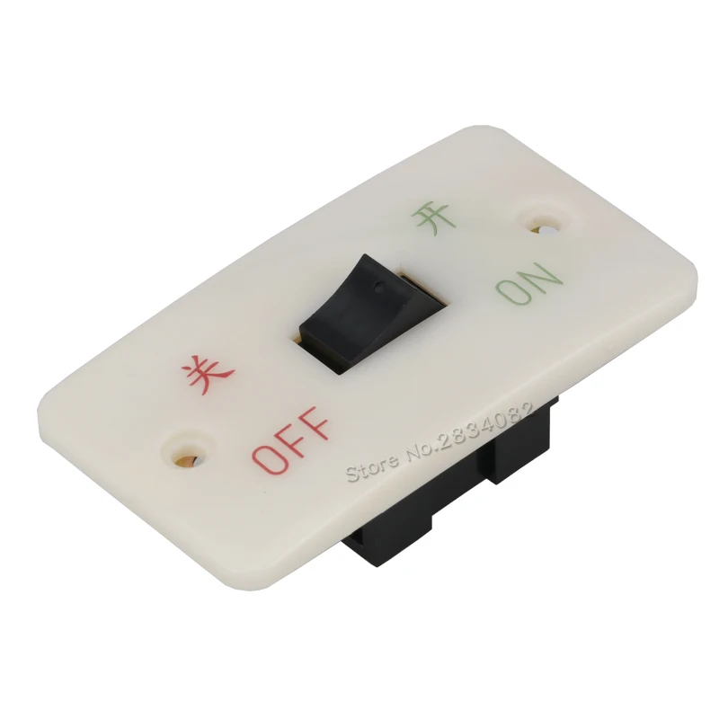 380V 10A ON OFF Start Stop Switch Press push button switch Buckle ...