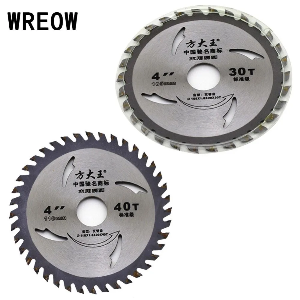 4'' Carbide Circular Saw Blade 30T 40T Acrylic Metal Wood Cutting