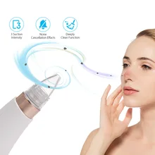 Электронный светодиодный дисплей, набор для извлечения комедона, инструменты для удаления черных точек, вакуумный очиститель пор для лица для дома и поездки