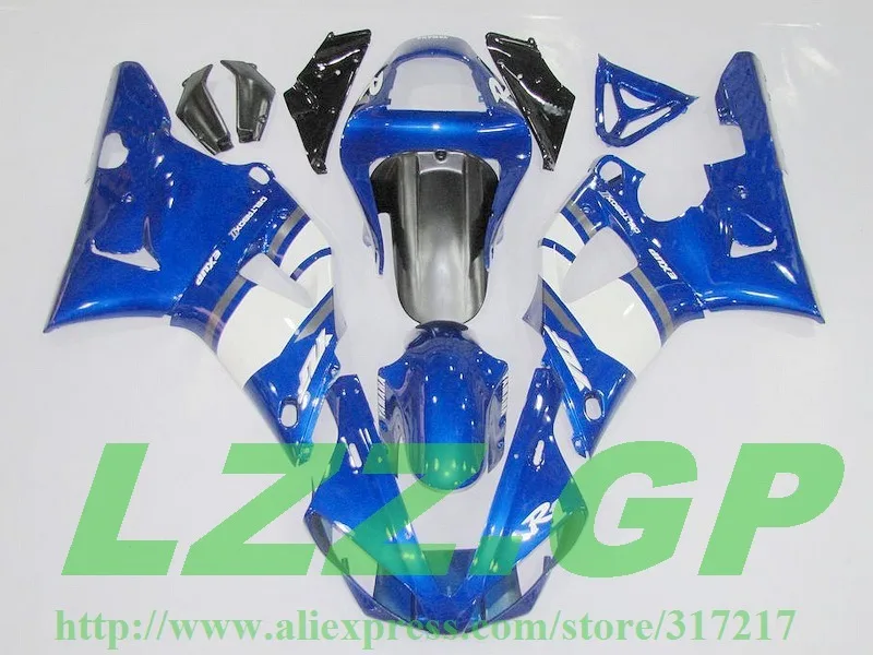 100% литье под давлением Обтекатели подходят для 00 01 YAMAHA YZF R1 2000 2001 YZF-R1 00-01 ABS часть