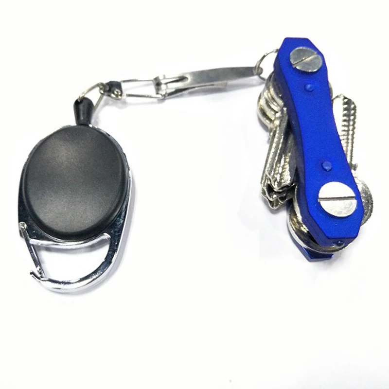 

Retractable Pull Badge Reel Zinc Alloy ABS Plastic ID Lanyard Name Tag Card Badge Holder Reels Recoil Belt Key Ring Chain Clips