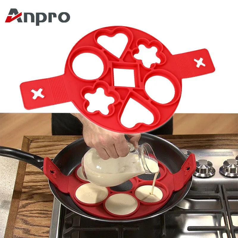 Pancake Maker antiadherente herramienta de cocina huevo anillo de panqueques