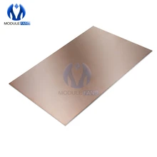 Tablero laminado con revestimiento de cobre, doble PCB, 1,5 MM de grosor, electrónico, bricolaje, 5 uds.