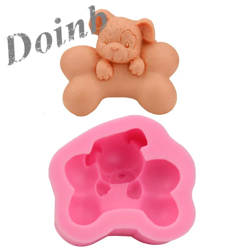 

Doinb DIY 3D puppy chew bone cake decoration mold candy mold silicone mold baking accessories chocolate soap