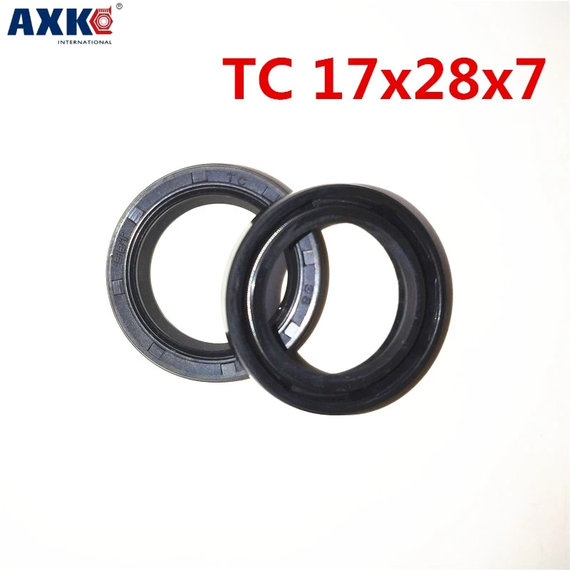 

10pcs AXK 17X28X7 TC17X28X7 NBR Skeleton Oil Seal 17x28x7 Seals AXK high-quality Seals 17*28*7 Radial shaft seals AXK