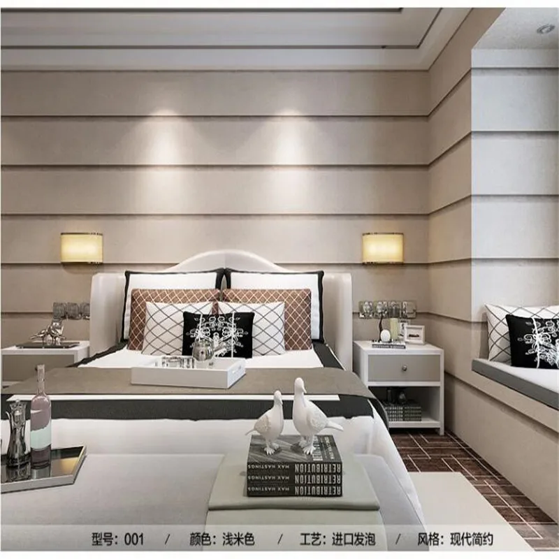 

Modern Wallpaper Wide Striped Rough Marble Pattern Stripe Bedroom Living Room Sofa Film TV Wallpaper Backdrop Wall Paper Roll
