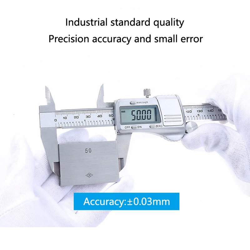 150 мм 6 дюймов промышленный Нержавеющая сталь цифровой штангенциркуль с нониусом, ЖК-дисплей Дисплей штангенциркуль мм/дюйм измерительный инструмент