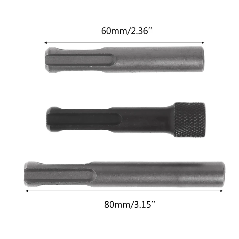 3 шт. SDS 1/4 ''шестигранный хвостовик Отвертка Держатель сверла адаптер Магнитный преобразователь