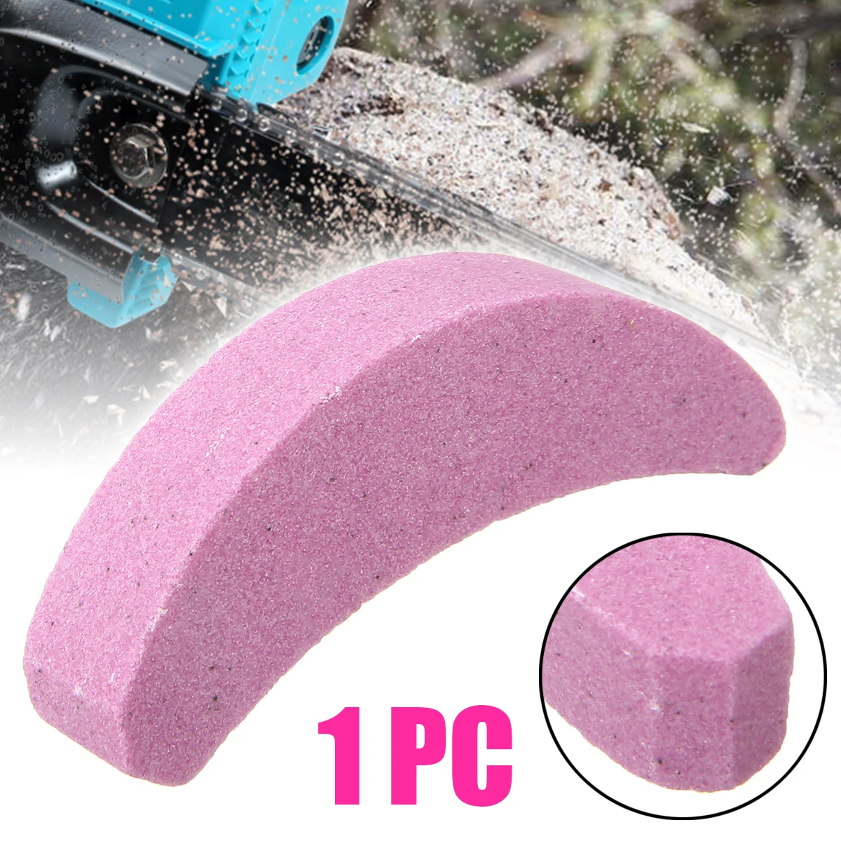 

59mm MIni Chain Saw Sharpener Stone Portable Woodworking Fast Grinding Chainsaw Teeth Sharpening Sanding Stone Tool