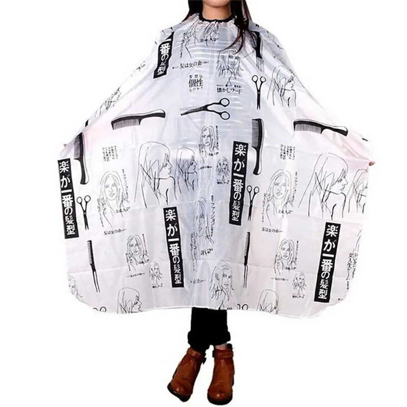 

Barbershop Hairdressing Cleaning Apron Waterproof Dustproof Wai Cloth Barber Clean Sanitary Apron Home Cleaning Tools