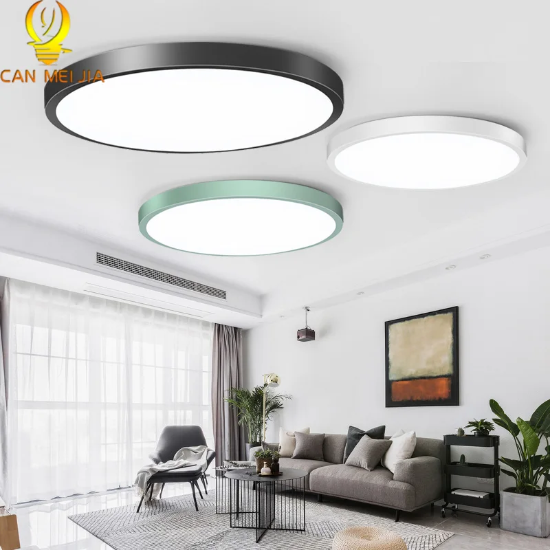  Led Ceiling Lamp Round 220V LED Light 15W 20W 30W 50W Kitchen Luminaria Room Lights Modern Fixture  - 4000012578691