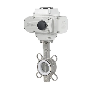 

DN65 2 1/2" ON/Off type Electric Motor Operated Butterfly Valve Mororized Butterfly Wafer Valve SS304 Stainless Steel Butterfly