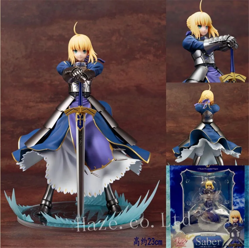 Fate Stay Night Unlimited Blade Works King Of Knights Saber Pvc Action Figure Action Figures Aliexpress