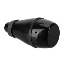 10X легкий пластиковый трубчатый заглушка черный