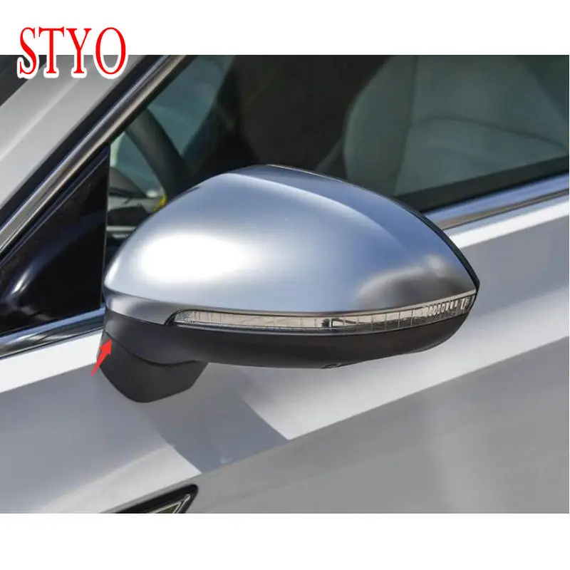 

STYO Car Chrome Rear View Mirror Cover Side Mirror Cover Case Housing for ARTEON 2018 2019