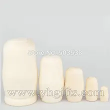 10 компл./лот, незаконченные Деревянные Матрешка, Этнические куклы, модная Кукла, украшения дома, изделия из дерева, творческие игрушки., оптом