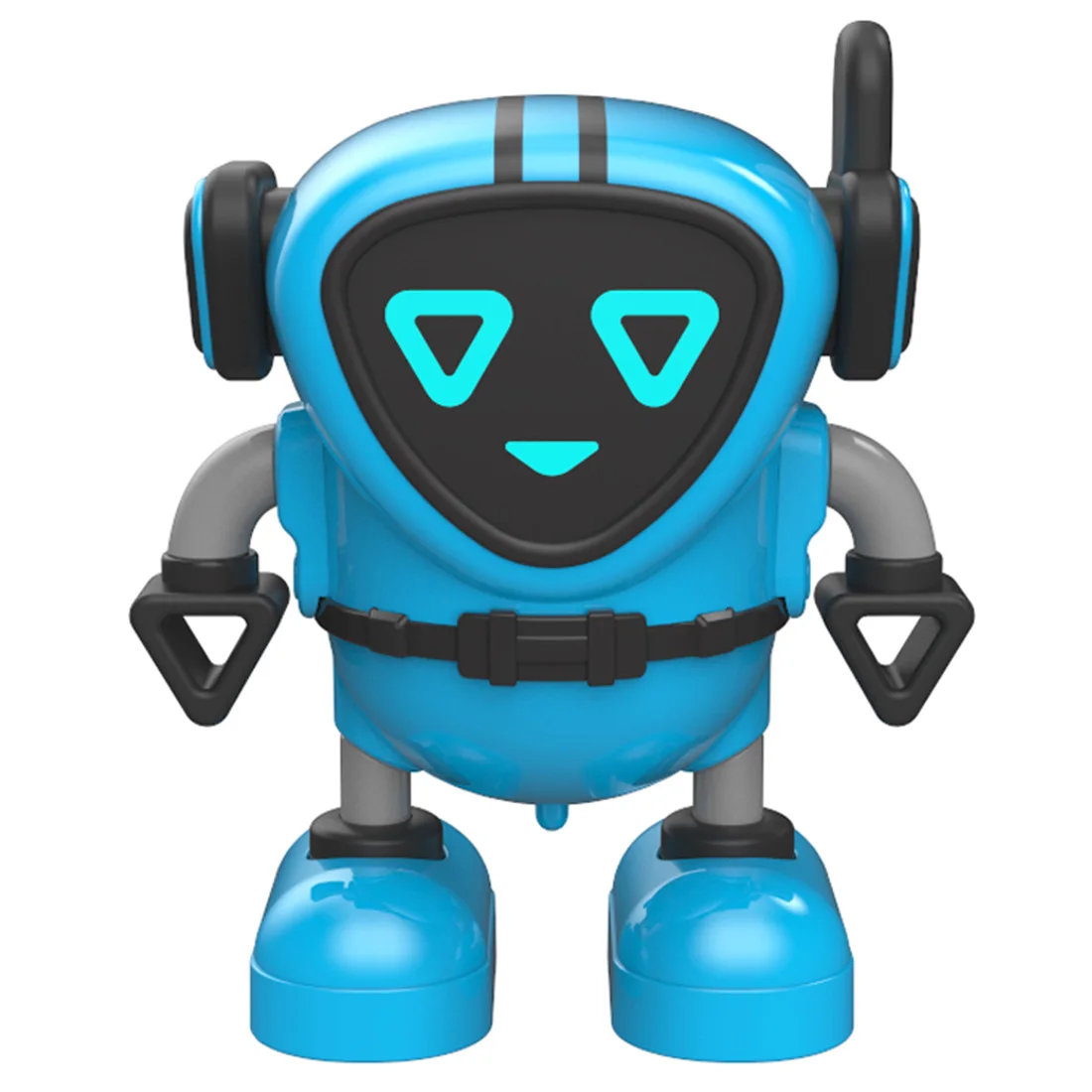 Обучение маленьких детей гироскоп робот несколько геймплей робот DIY инерционный робот-Паззл игрушка-синий - Цвет: 2