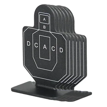

Airsoft Gun Shooting Target Black Training Target 6PCS 64x44x20mm Size for Hunting Shooting Use gs33-0180A