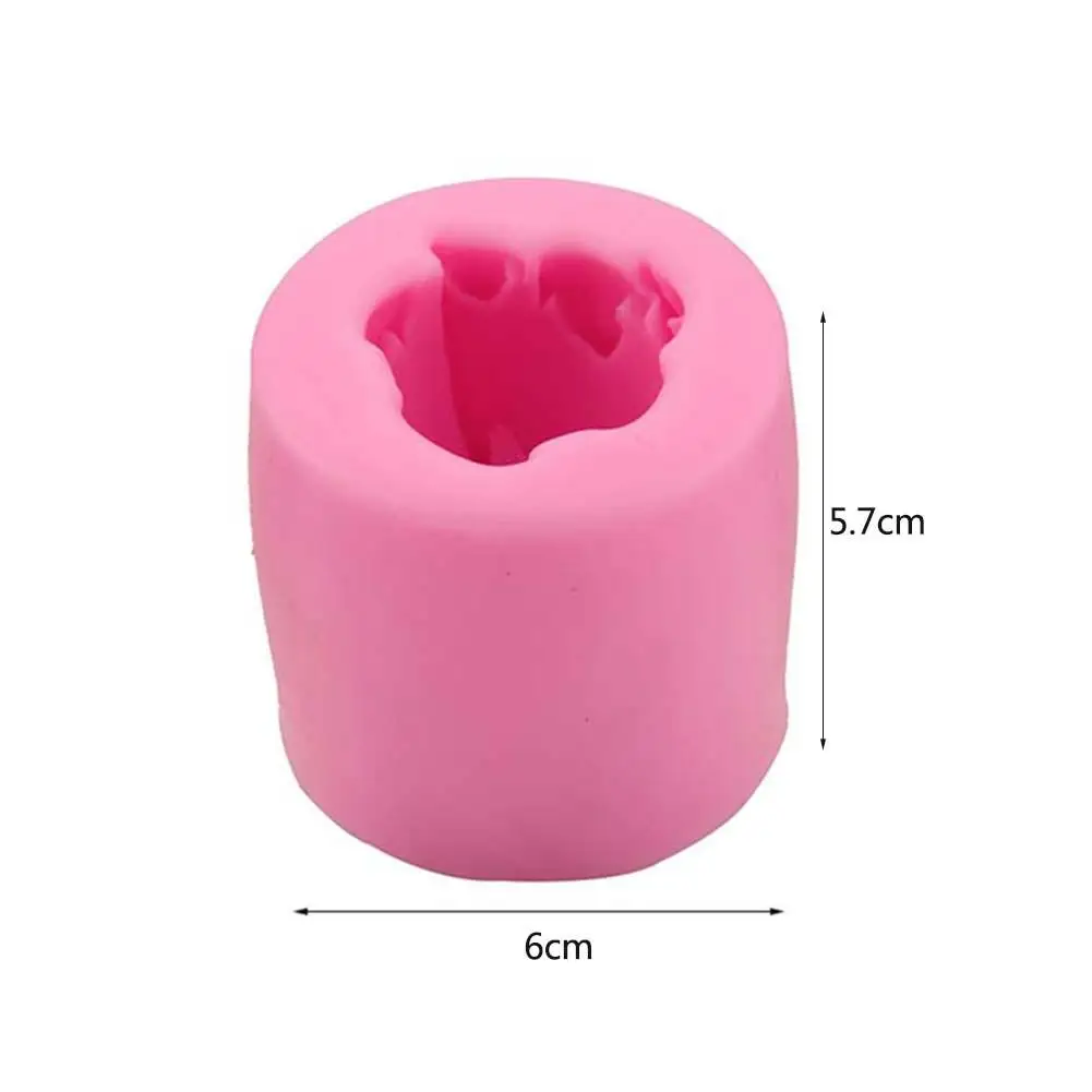 3D розовые цветы мыло формы инструменты для украшения шоколадного торта выпечки помадка силиконовая форма DIY мыло ручной работы Силиконовая Форма 3d