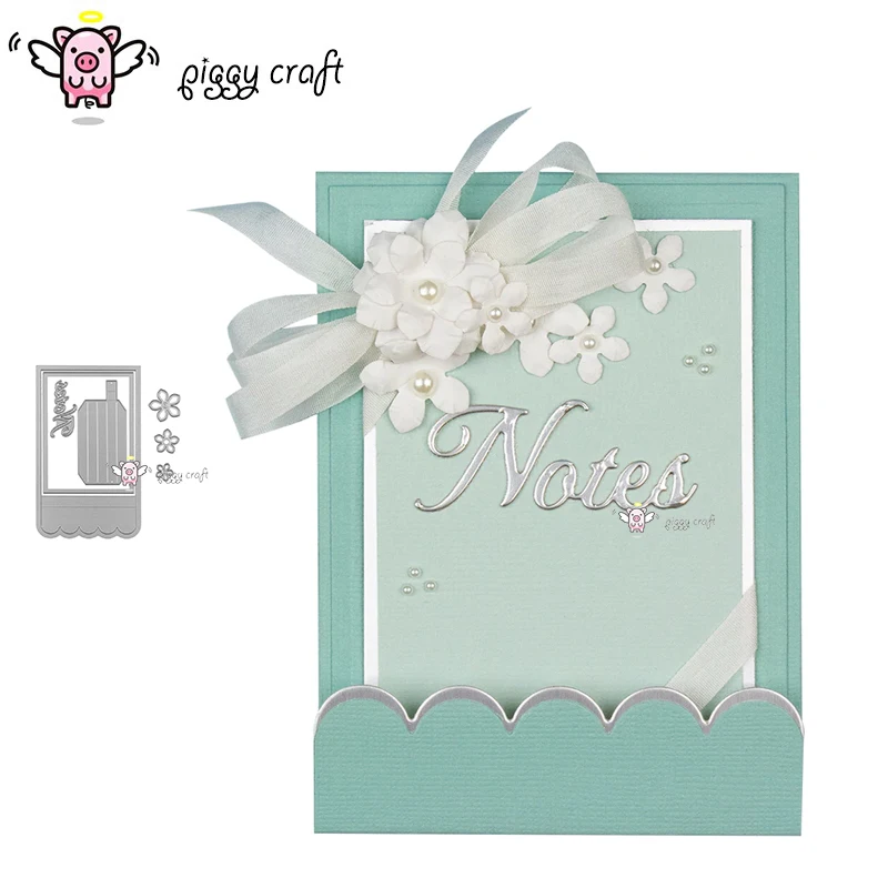 

Piggy Craft metal cutting dies cut die mold Notebook frame decoration Scrapbook paper craft knife mould blade punch stencils die