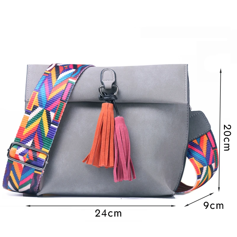 DAUNAVIA бренд Женщины Скраб Кожа Дизайн Crossbody Сумка женская через плечо с красочный