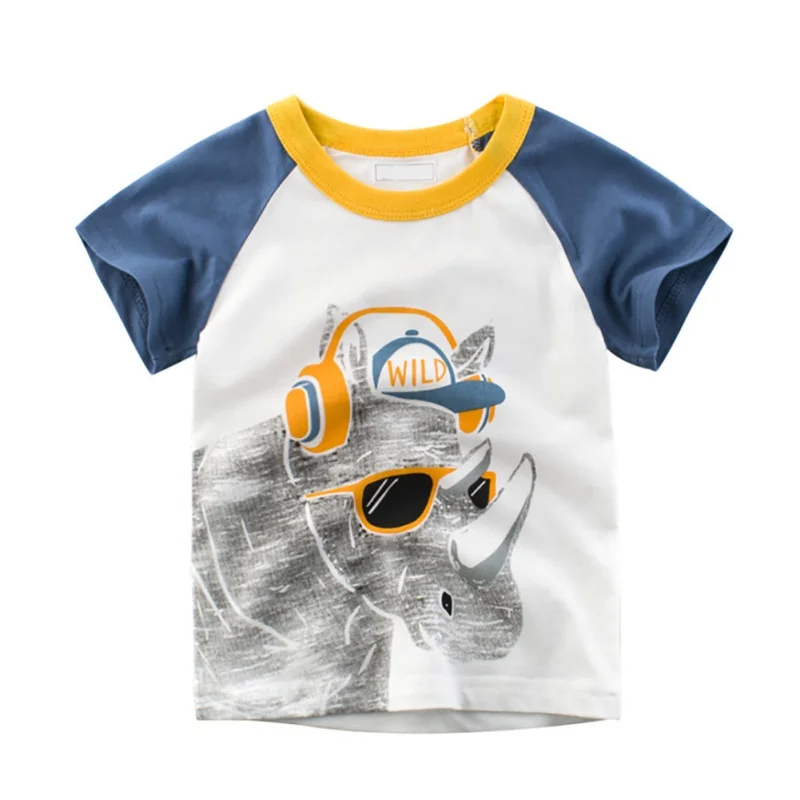 

Summer Cartoon Baby Boys Girls T-Shirt For Summer Infant Kids Boys Girls T-Shirts Clothes Cotton Toddler Tops 1-10Y