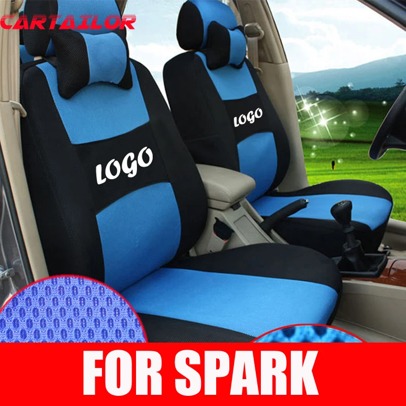 Us 146 94 21 Off Cartailor Interior Accessories For Chevrolet Spark Car Seat Cover Set Sandwich Seat Covers Cars Seats Protector Auto Styling In