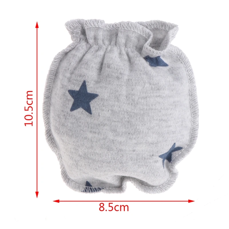 3Pairs Baby Anti Scratching Gloves Fashion Newborn Protection Face Cotton Scratch Mittens