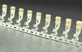 

100 pcs Crimp terminal gold plated for 3.8mm SATA power housing connector Short version