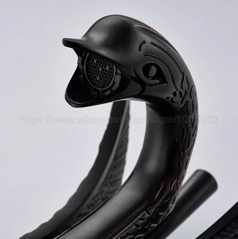 Bathroom Faucet Oil Rubbed Bronze Swan Shape Single Handle Wash Basin Bathroom Deck Mounted Tap znf030