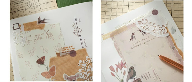 Японский винтажный дневник наклейка s путешественники блокнот Липкие заметки наклейка для скрапбукинга декоративные аксессуары пуля журнал поставок