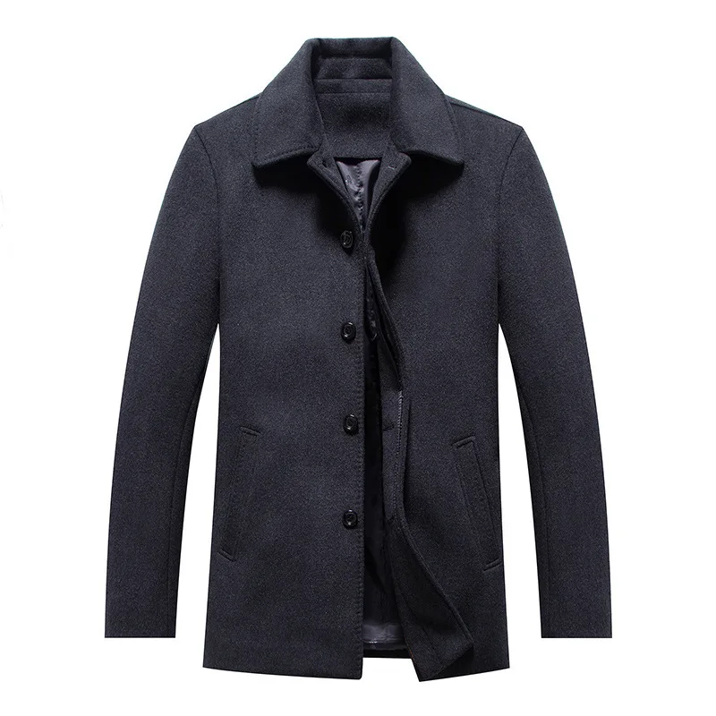 Comfortable Autumn winter Men Wool Coats New Arriv...