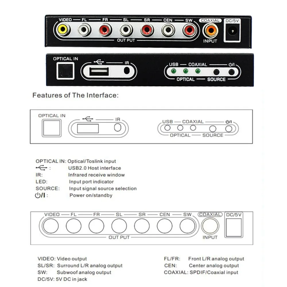 Spdif выход схема