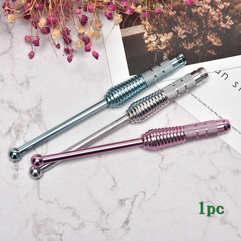 Alloy Tattoo Manual Pen Needle Holder Embroidery Microblading Machine For Eyebrow Lip Permanent Makeup Tool 1PC 3 Color