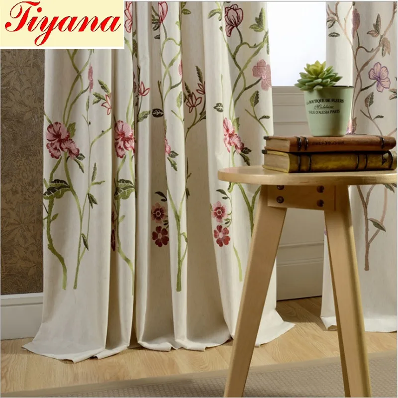 Compare Prices On Fancy Living Room Curtains- Online Shopping/Buy Modern green coffee blue lily fancy hot sale curtain cloth drapes for bedroom living room window - Compare Prices On Fancy Living Room Curtains- Online Shopping/Buy