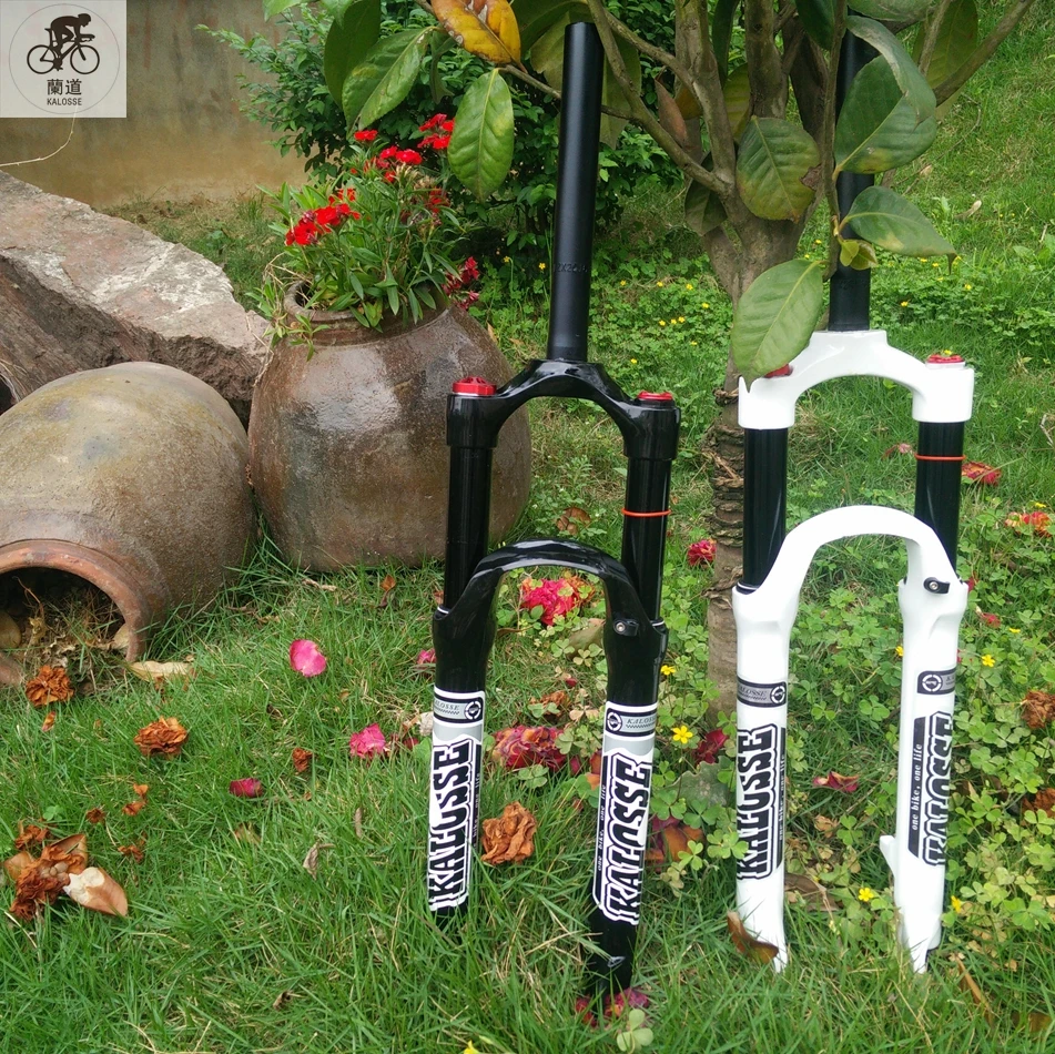 

Kalosse 1.68kg controlled shock absorber alloy oil gas fork 110mm travel mtb front fork mountain bike front fork