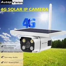 Новейшая ip-камера безопасности 2MP 4G с питанием от солнечной панели 1080P CCTV инфракрасная камера со встроенным аккумулятором PIR датчик Водонепроницаемый YN88