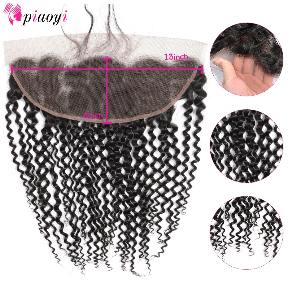 Piaoyi Brazilian Remy Human Hair Natural Wave Ear to Ear 13x6 Lace Frontal Closure With Deep Parting Baby Hair 8-22 inch Piaoyi Brazilian Remy Human Hair Natural Wave Ear to Ear 13x6 Lace Frontal Closure With Deep Parting Baby Hair 8-22 inch