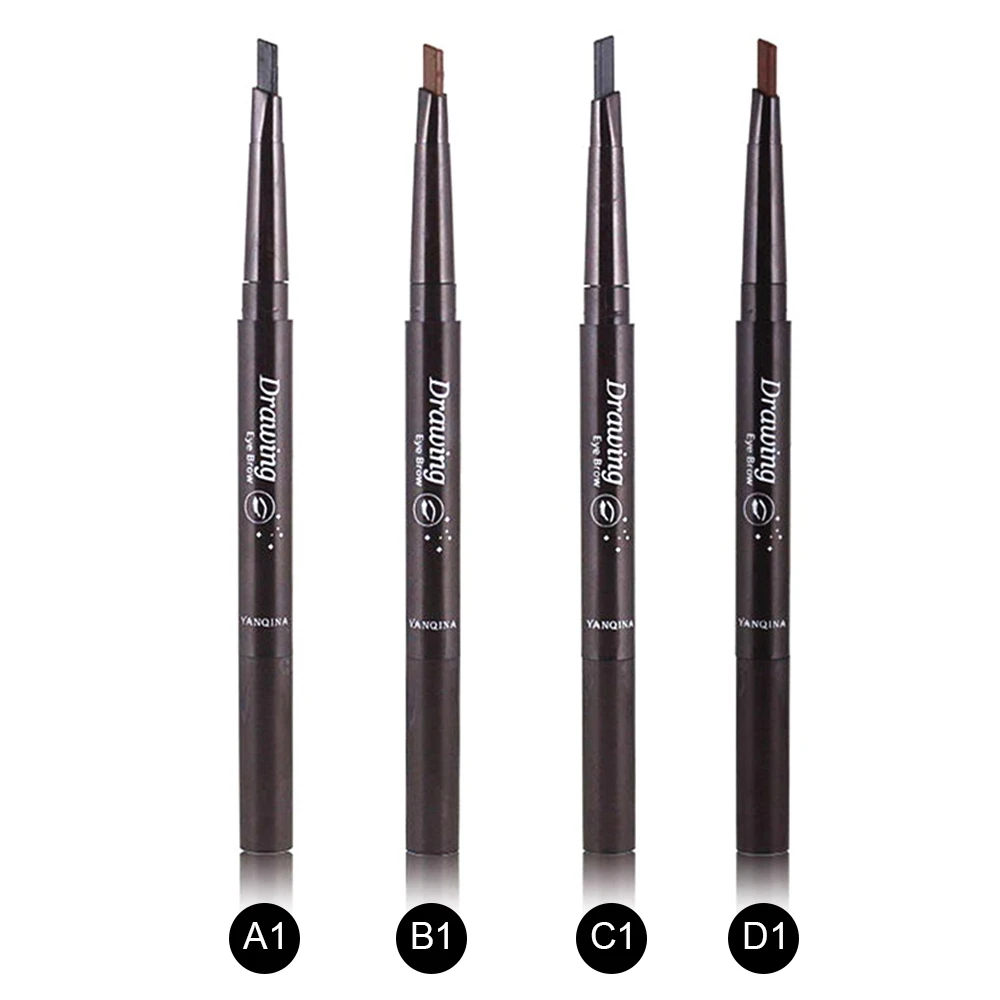 

Waterproof Pen Pencil With Brush Makeup Cosmetic Tool Automatic Eyebrow Pencil Long Lasting Eyebrow Pen