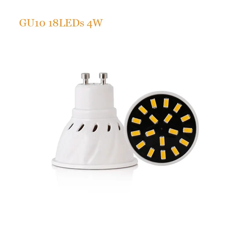 Светодиодная лампочка GU10 gu 10 220 В переменного тока 110 SMD 5733 светильник Вт 6 8 Вт|gu