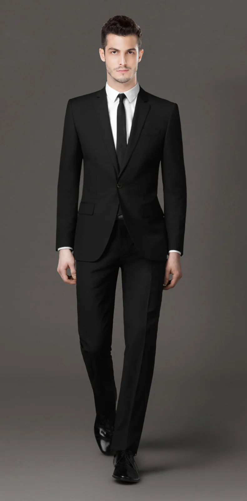 formal black attire for men